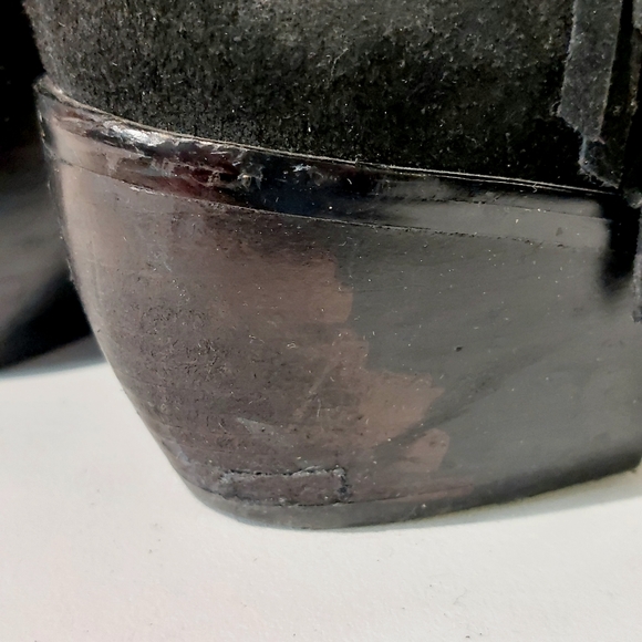 Vince Camuto black suede Celia fringed Western boot, sz 10, EUC - Picture 8 of 12